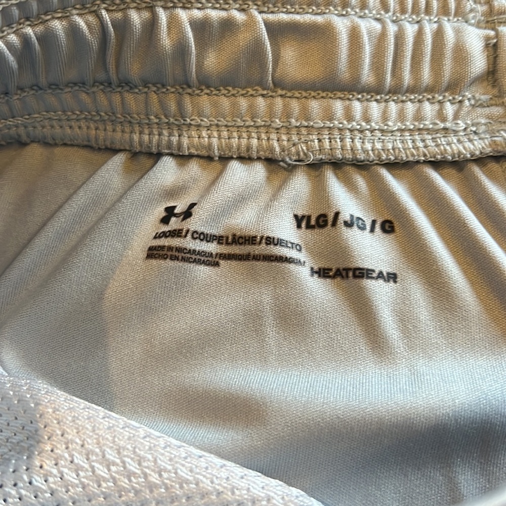 Under Armour grey athletic shorts. - Picture 3 of 3